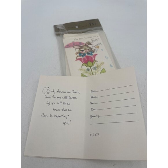 Vintage Lot of Birthday Baby Greeting Cards 12 Year Old Twins Packs of Invites - Picture 14 of 14